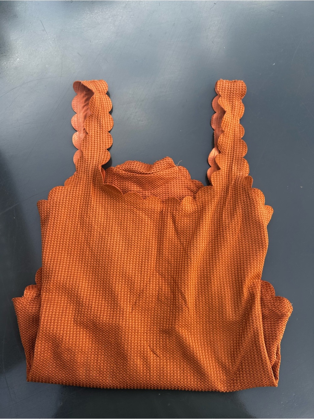 aerie Scalloped one piece swimming suit